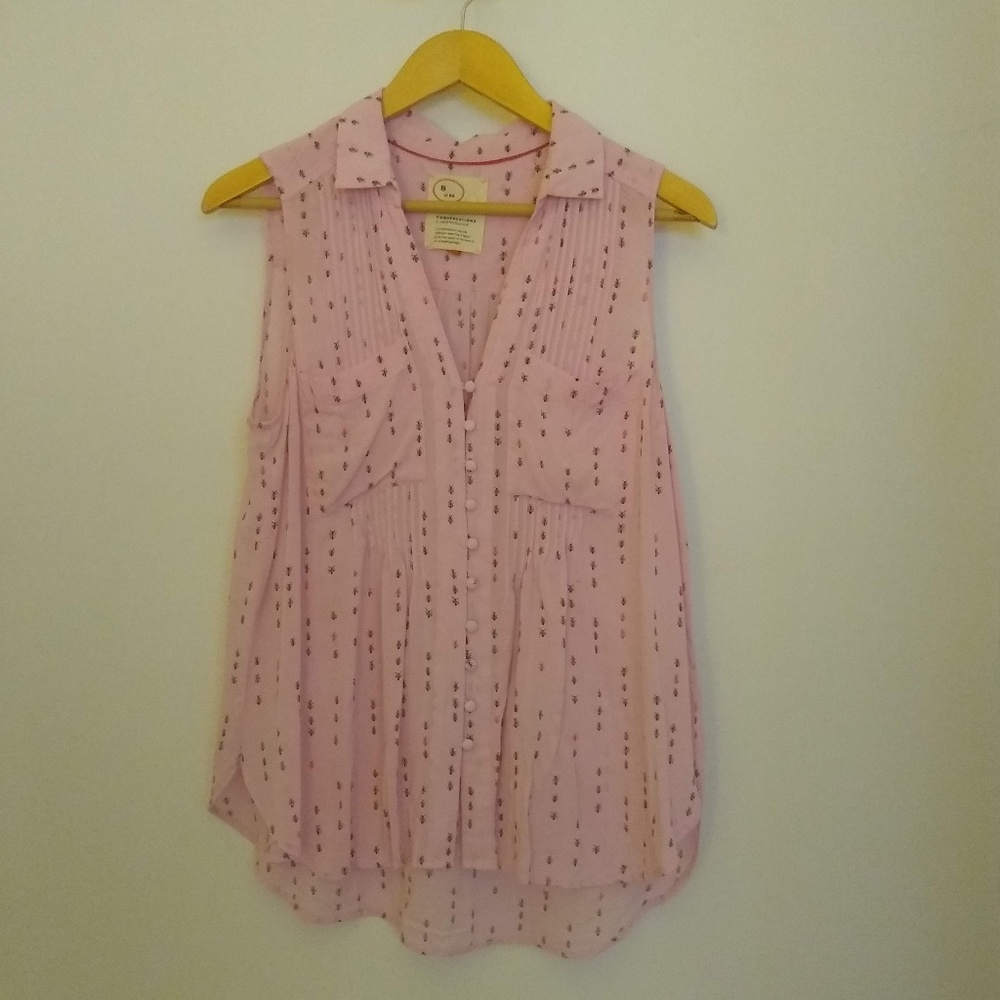 Anthro 52 Conversations Colloquial Blouse